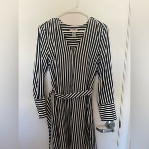 H&M Striped Dress with Belt